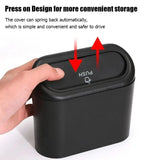 Universal Car Clamshell Trash Bin