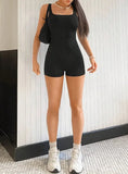 Sleeveless Unitard Romper