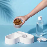 Pet Food and Water Bowl Set