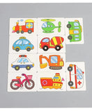 Educational Card Matching Puzzle for Kids